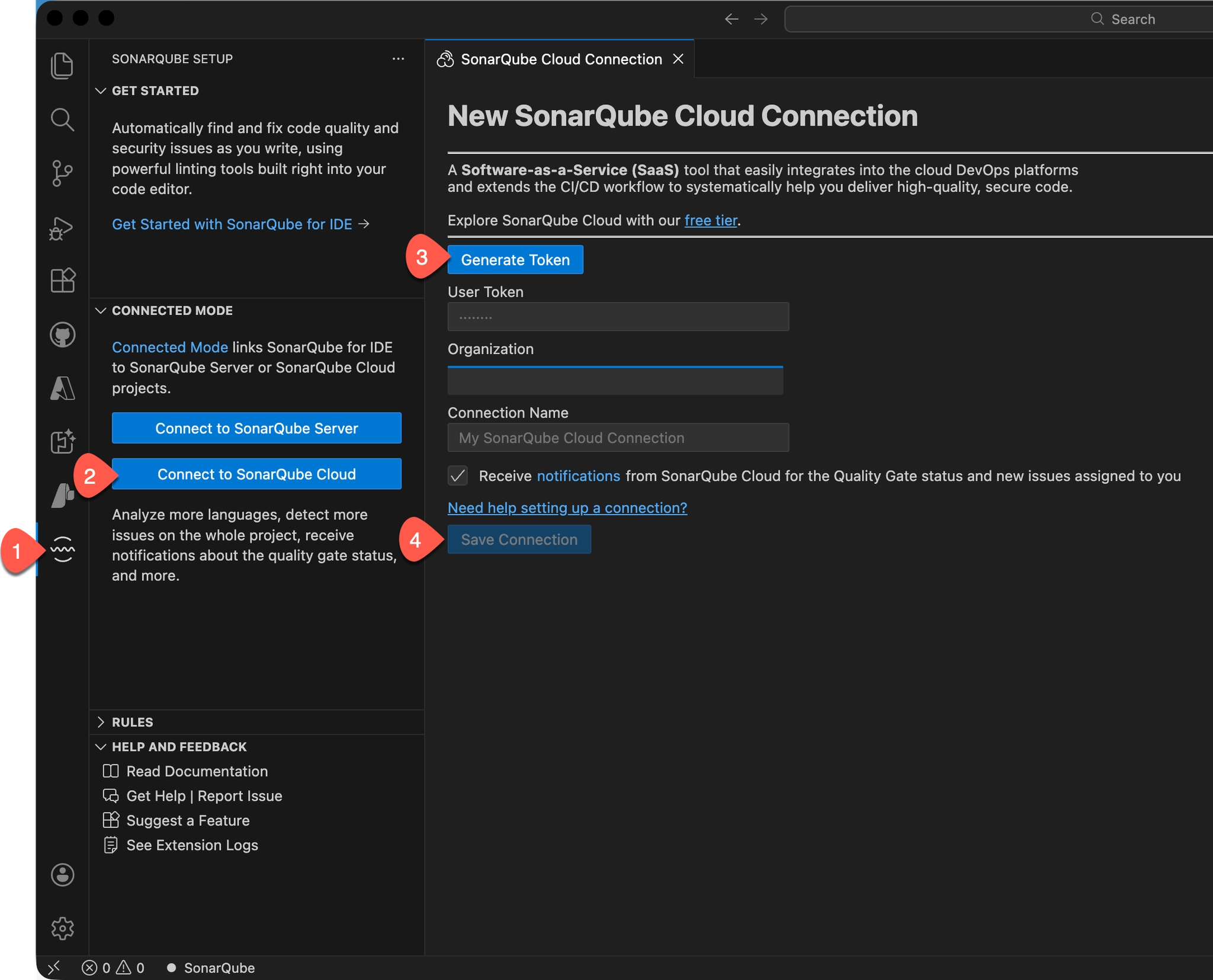 SonarQube ECFMG Settings